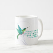Aaronic, das hebräischen Kolibri segnet Kaffeetasse (VorderseiteRechts)