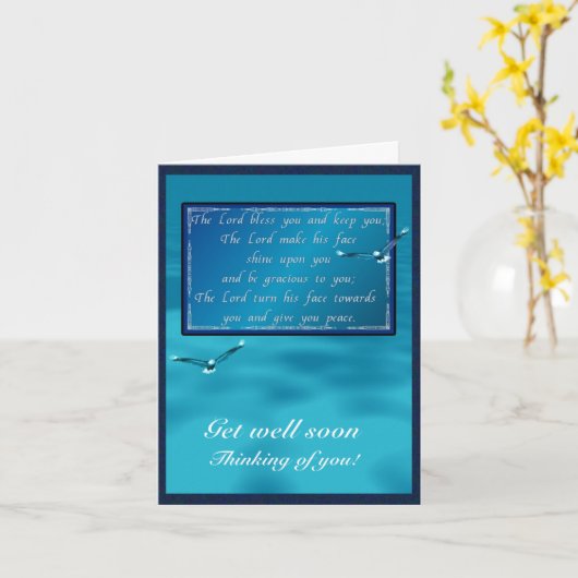 Aaronic Segen! Karte (Gelbe Blume)