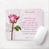 Aaronic Segen-Rosen-Englisch Mousepad (Mit Mouse)