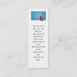 Aaronic Segen-und frohe Weihnacht-Visitenkarte Mini Visitenkarte