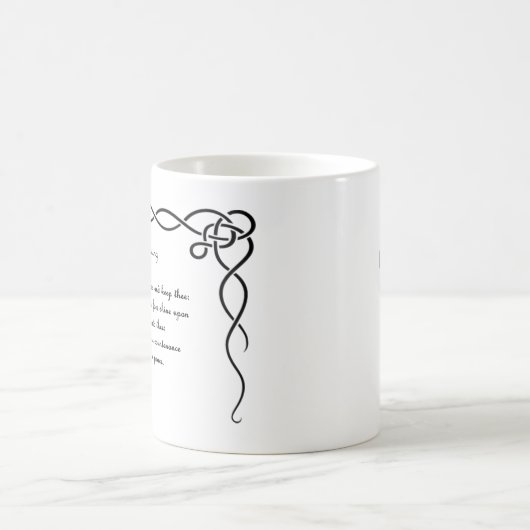 Aaronischer Segen und Tasse (Mittel)