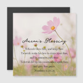 Aarons Segen-Magnet Magnetkarte (Vorne/Hinten)