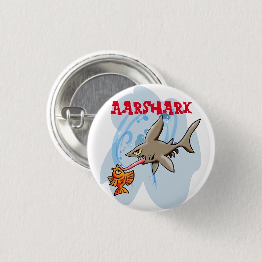 Aarshark Button (Vorne & Hinten)
