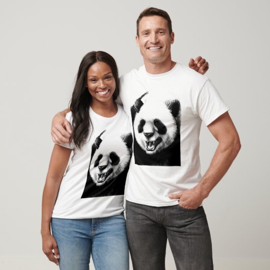 Aart Giant Panda White T-Shirt (Unisex)