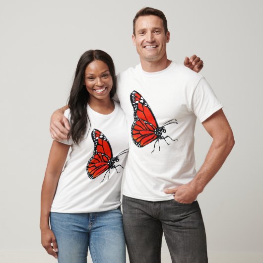 Aart Painted Monarch Butterfly T-Shirt (Unisex)