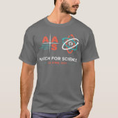 Aas + März für Wissenschaft; Dunkelgrau T-Shirt (Vorderseite)