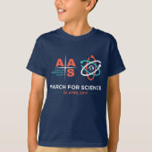 Aas + März für Wissenschaft; Kinder! - Marine T-Shirt (Vorderseite)