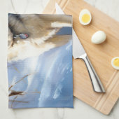 Aaskan Malamute Let It Snow Weihnachten Geschirrtuch (Viertel Falte)