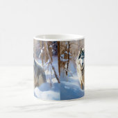 Aaskan Malamute Let It Snow Weihnachten Kaffeetasse (Mittel)