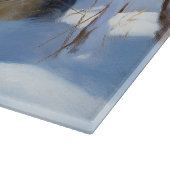 Aaskan Malamute Let It Snow Weihnachten Schneidebrett (Ecke)