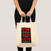 AASR Stopp and Listen Tasche (Vorderseite (Produkt))