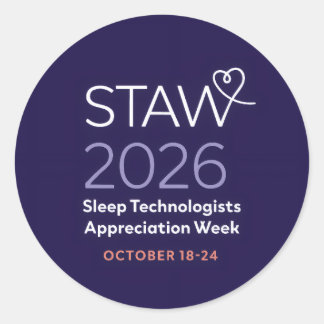AAST 2026 STAW runder Aufkleber