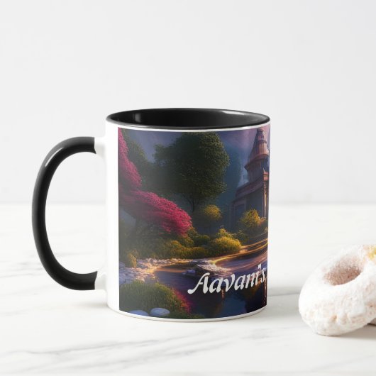 Aavanis Morgentea Tasse (Mit Donut)