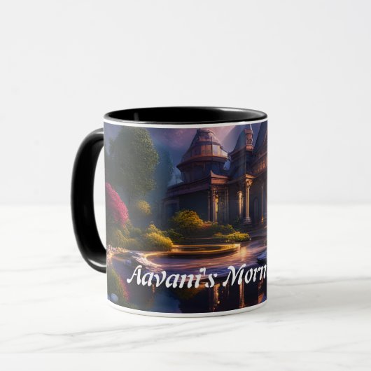 Aavanis Morgentea Tasse (Vorderseite Links)