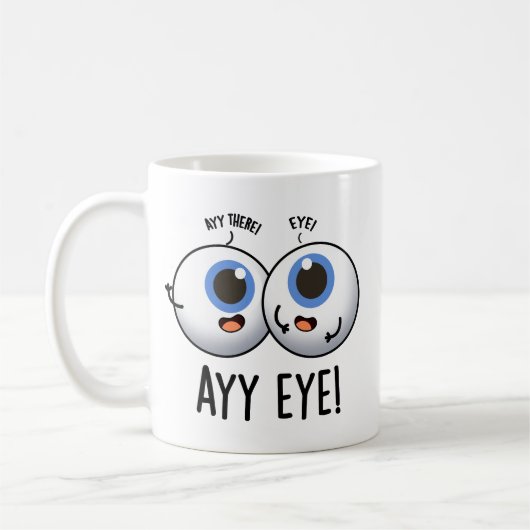 Aay Eye Funny AI Pun Kaffeetasse (Links)