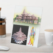 aayodhya originale Lord rama temple view Sockelschild (In SItu)