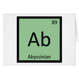 Ab - Abessinische Chemie Periodensystem Element