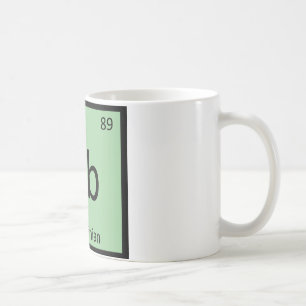 Ab - Abyssinian Chemistry Periodic Table Element Kaffeetasse