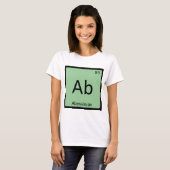 Ab - Abyssinian Chemistry Periodic Table Element T-Shirt (Vorne ganz)