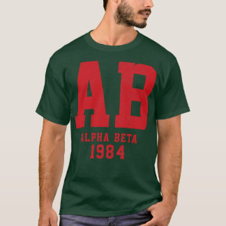 AB Alpha Beta 1984 Vintage Brüderlichkeit Rache T-Shirt