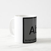 Ab - American Bobtail Chemistry Periodic Table Kaffeetasse (Vorderseite Links)