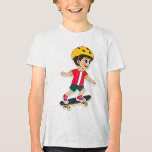 Ab auf die Skaterbahn Tri-Blend Shirt