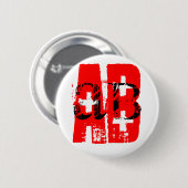 AB+ Bluttyp Round Button (Vorne & Hinten)