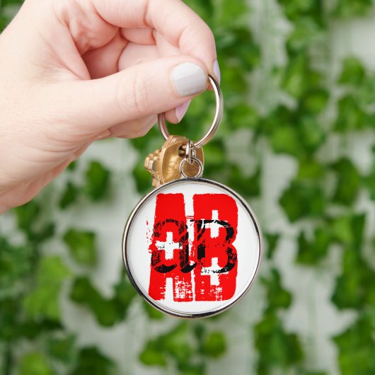 AB + Bluttyp - Schlüsselanhänger (Hand)