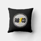 AB/CD Rock and Roll High Voltage Kissen (Rückseite)