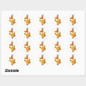 AB- Dancing Duck Cartoon Stickers (Blatt)