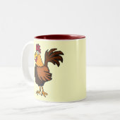 AB, Funky Hahn-Tasse Zweifarbige Tasse (Vorderseite Links)