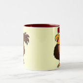 AB, Funky Hahn-Tasse Zweifarbige Tasse (Mittel)