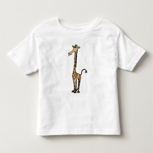 AB, Funky niedliches Giraffen-Cartoon-Shirt Kleinkind T-shirt (Vorderseite)