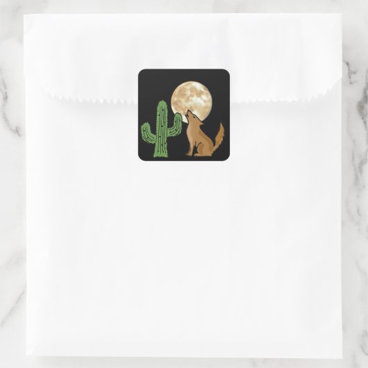 AB- Howling Coyote Stickers (Tasche)
