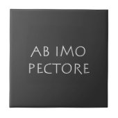 Ab imo pectore fliese (Vorderseite)