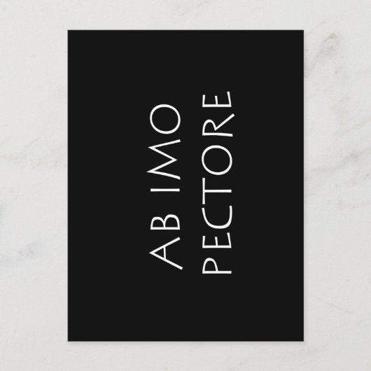 Ab imo pectore postkarte (Vorderseite)