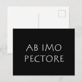 Ab imo pectore postkarte (Vorne/Hinten)