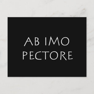 Ab imo pectore postkarte