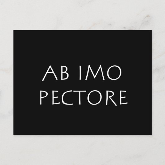 Ab imo pectore postkarte (Vorderseite)