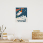Ab in das Abenteuer Poster (Küche)
