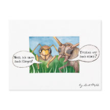 Ab in den Biergarten und ein Bier trinken, deutsch