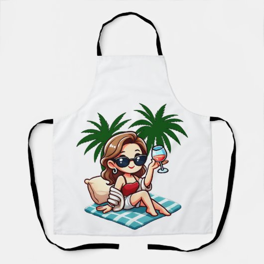 Ab in die Sonne - "SALUD" Schürze (Vorderseite)