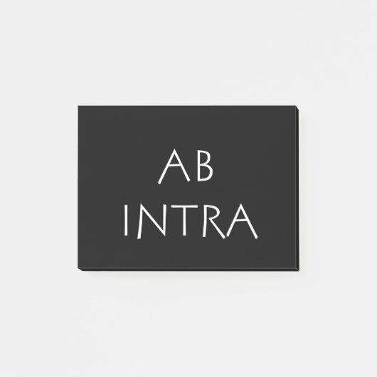 Ab intra post-it klebezettel (Vorderseite)