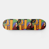 AB, lustiger Dackel-KunstSkateboard Skateboard (Horizontal)
