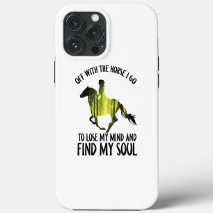Ab Mit Dem Pferd Gehe Ich In Den Wald, Um Meinen V iPhone 13 Pro Max Hülle