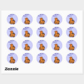 AB - Niedliche Funny Cat Book Sticker (Blatt)