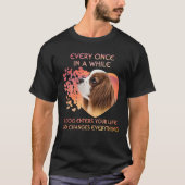 Ab und an ein Cavalier König Charles Span T-Shirt (Vorderseite)