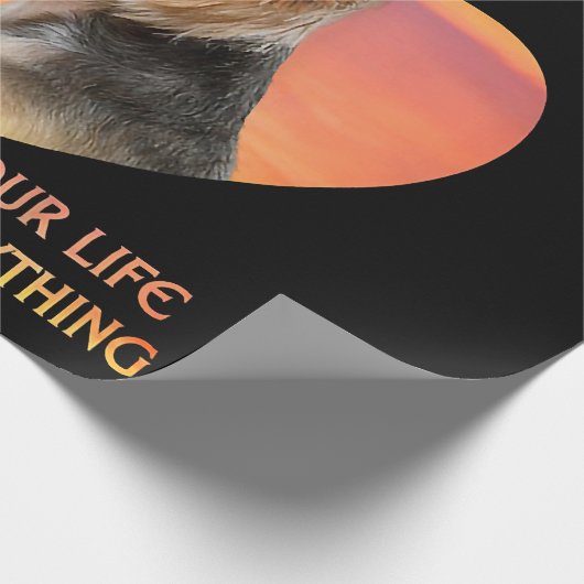 Ab und zu betritt ein Hund Yorkshire Lover Geschenkpapier (Ecke)