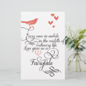 Ab und zu in einem normalen Leben. Briefpapier (Stehend Vorderseite)