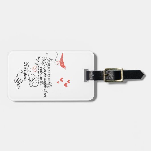 Ab und zu in einem normalen Leben. Gepäckanhänger (Vorderseite horizontal)